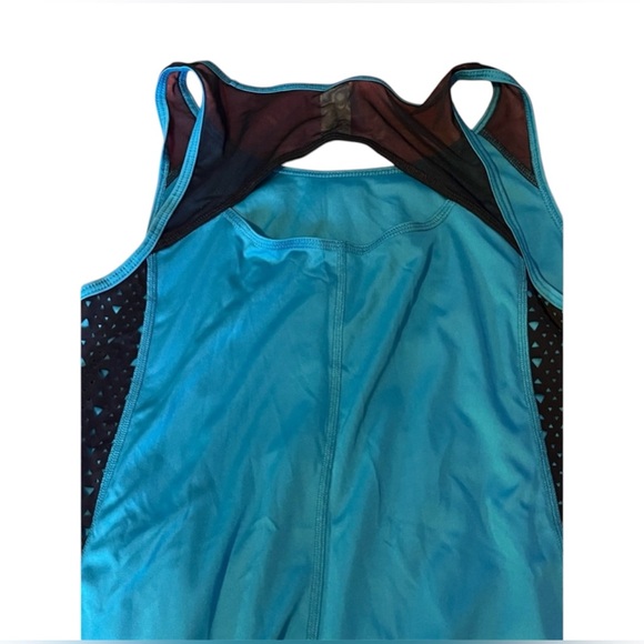 Xersion leggings and tank top set super cute EUC blue set - Picture 3 of 5